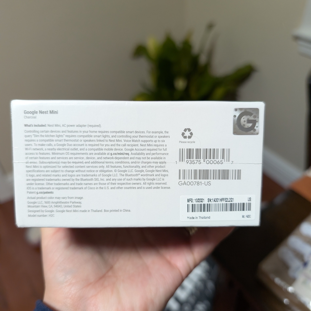 Google Nest Mini 2nd Generation - Gray - Picture 3 of 6